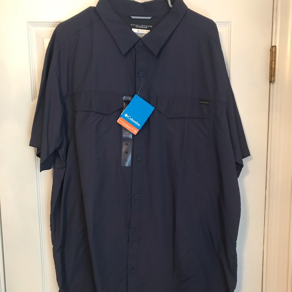 2XL Columbia PFG button-up short sleeve shirt.